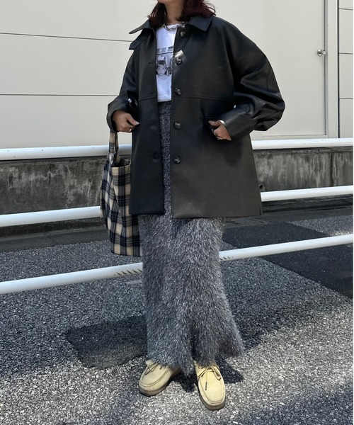 archives(アルシーヴ)の「【Ltd.】LAME SGAGGY SKIRT(スカート・レディース・オフホワイト/ブラック・FREE)」の21枚目の写真