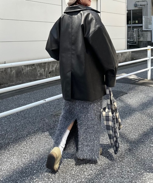 archives(アルシーヴ)の「【Ltd.】LAME SGAGGY SKIRT(スカート・レディース・オフホワイト/ブラック・FREE)」の22枚目の写真