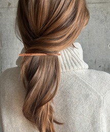 レディースのヘアアクセサリー（オレンジ/橙色系）ファッション通販