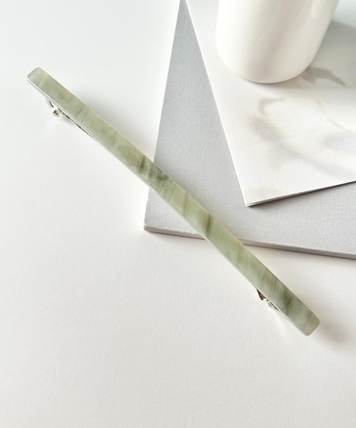 ciite'（シーテ）の「シンプリーバレッタ / simply barrette（バレッタ/ヘアクリップ・レディース・ライトグリーン/オレンジ/グリーン/アイボリー/グレー/チャコールグレー/ブルー/カーキ/ピンク/ブラウン/パープル/ベージュ・FREE）」の18枚目の写真