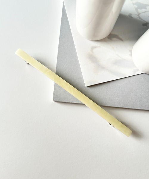 ciite'（シーテ）の「シンプリーバレッタ / simply barrette（バレッタ/ヘアクリップ・レディース・ライトグリーン/オレンジ/グリーン/アイボリー/グレー/チャコールグレー/ブルー/カーキ/ピンク/ブラウン/パープル/ベージュ・FREE）」の19枚目の写真