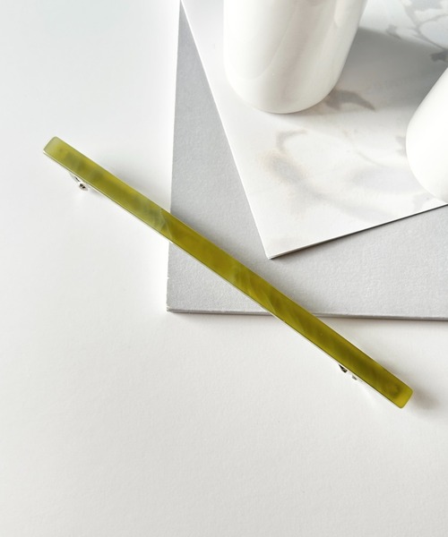 ciite'（シーテ）の「シンプリーバレッタ / simply barrette（バレッタ/ヘアクリップ・レディース・ライトグリーン/オレンジ/グリーン/アイボリー/グレー/チャコールグレー/ブルー/カーキ/ピンク/ブラウン/パープル/ベージュ・FREE）」の22枚目の写真