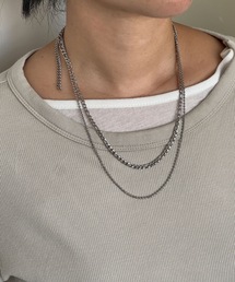 whoseA（フーシー）の「【金属アレルギー対応】OmnidirectionalNecklace/オムニディレクショナル ステンレスネックレス（ネックレス）」
