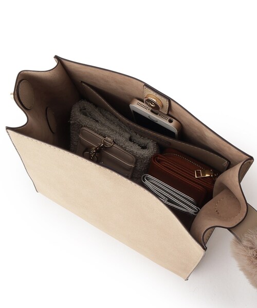 ESPERANZA（エスペランサ）の「2Wayハンドルバック（ハンドバッグ・レディース・ブルー/ベージュ/ワインレッド・FREE）」の18枚目の写真