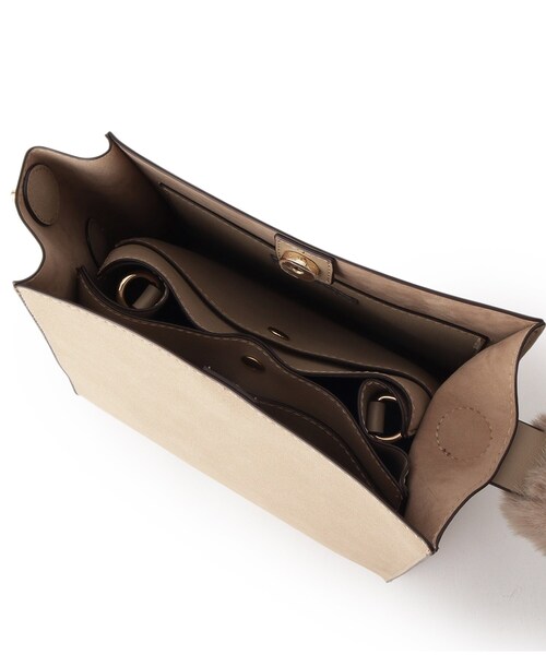 ESPERANZA（エスペランサ）の「2Wayハンドルバック（ハンドバッグ・レディース・ブルー/ベージュ/ワインレッド・FREE）」の21枚目の写真