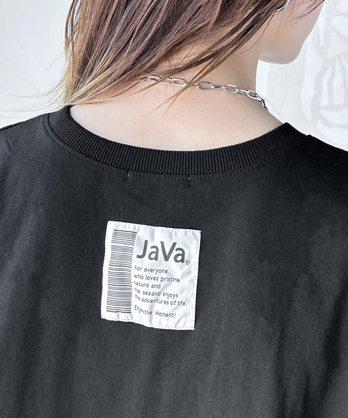 Java(ジャバ)の「【JaVa ジャバコラボ】トレンドスタイル即完成!レイヤード風チュールコンビTシャツワンピース(ワンピース・レディース・チャコール/ブラック・LARGE/MEDIUM/SMALL/X-LARGE)」の12枚目の写真