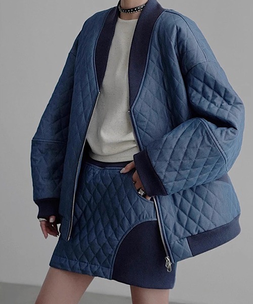 【CHENTAITAI】キルティング オーバーブルゾン CTW24a016（ブルゾン）｜chuclla（チュクラ）