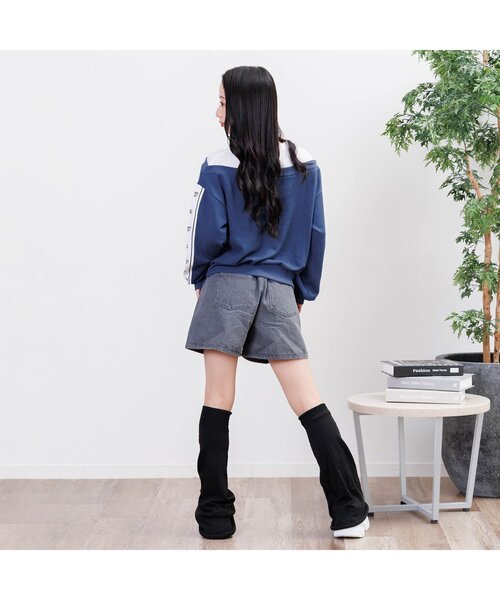 algy（アルジー）の「【ACTIVE】ドッキングトレーナー（スウェット・キッズ・ブルー/オフホワイト/ブラック・XX-SMALL/X-SMALL/SMALL/MEDIUM）」の5枚目の写真