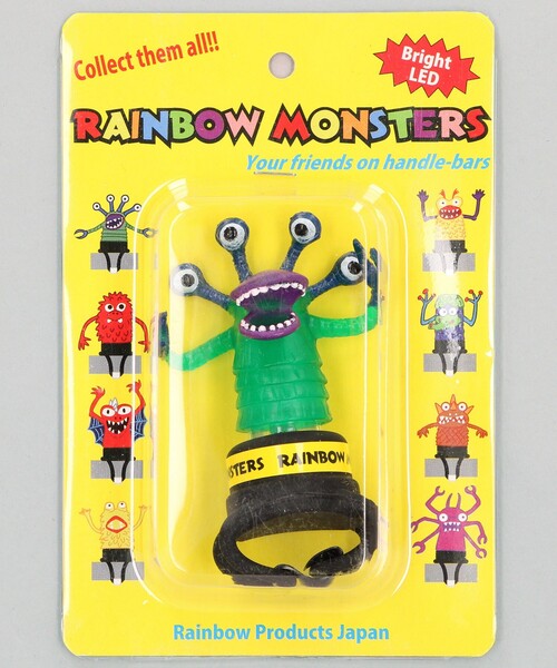 FREAK'S STORE（フリークスストア）の「RAINBOW MONSTERS/レインボーモンスターズ RAINBOW MONSTERS  LED ライト(自転車用)（アウトドアグッズ・メンズ・グリーン/レッド/レンガ/ピンク/ライトピンク/ピンク系その他/パープル/イエロー/オレンジ/ブルーグリーン/その他17・ONE SIZE）」の2枚目の写真