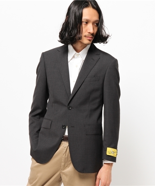 ADAM ET ROPE'(アダムエロペ)の「【WILD LIFE TAILOR】トロピカルJK(その他アウター・メンズ・ブラック/スミクロ・MEDIUM/SMALL/LARGE)」の1枚目の写真