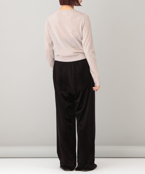 e/rm(イーアールエム)の「【e/rm】MERINO WOOL /プルオーバー(ニット/セーター・レディース・ブラウン/ライトベージュ・FREE)」の4枚目の写真
