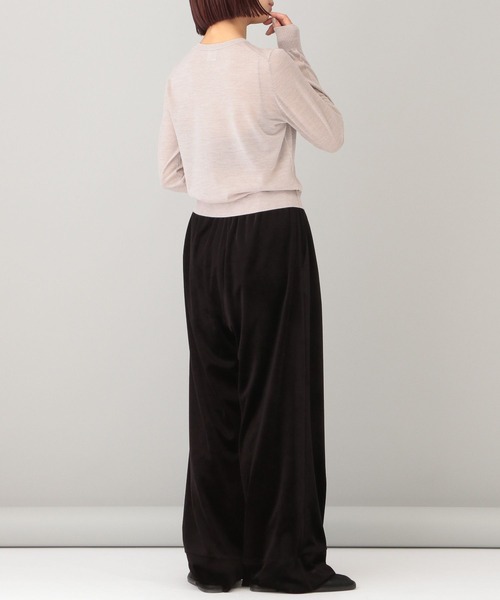 e/rm(イーアールエム)の「【e/rm】MERINO WOOL /プルオーバー(ニット/セーター・レディース・ブラウン/ライトベージュ・FREE)」の5枚目の写真