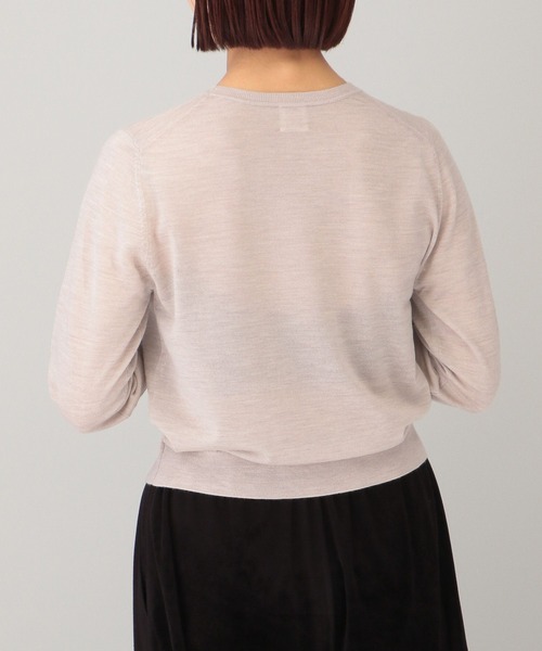 e/rm(イーアールエム)の「【e/rm】MERINO WOOL /プルオーバー(ニット/セーター・レディース・ブラウン/ライトベージュ・FREE)」の7枚目の写真
