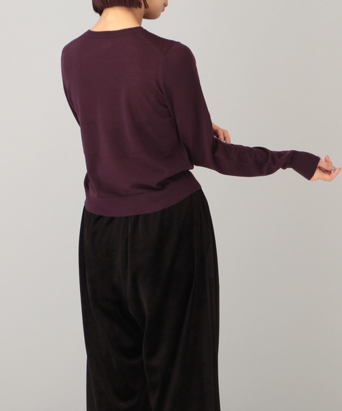 e/rm(イーアールエム)の「【e/rm】MERINO WOOL /プルオーバー(ニット/セーター・レディース・ブラウン/ライトベージュ・FREE)」の10枚目の写真