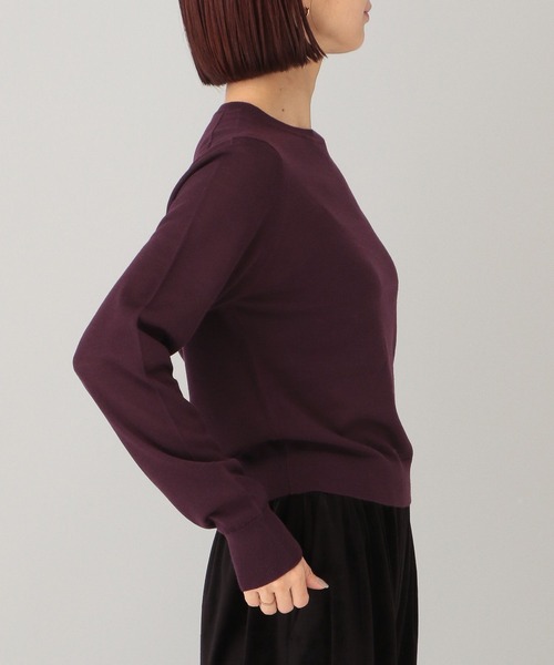 e/rm(イーアールエム)の「【e/rm】MERINO WOOL /プルオーバー(ニット/セーター・レディース・ブラウン/ライトベージュ・FREE)」の11枚目の写真