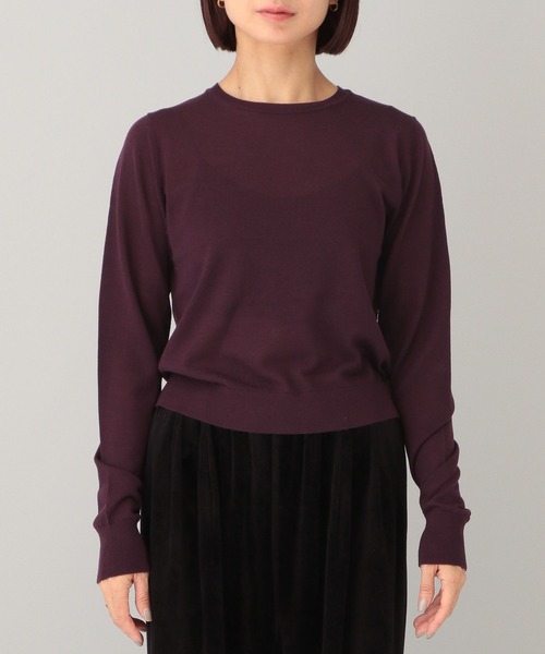 e/rm(イーアールエム)の「【e/rm】MERINO WOOL /プルオーバー(ニット/セーター・レディース・ブラウン/ライトベージュ・FREE)」の13枚目の写真
