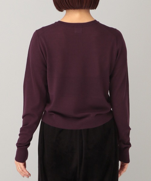 e/rm(イーアールエム)の「【e/rm】MERINO WOOL /プルオーバー(ニット/セーター・レディース・ブラウン/ライトベージュ・FREE)」の15枚目の写真