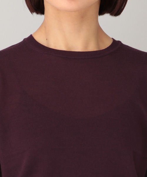 e/rm(イーアールエム)の「【e/rm】MERINO WOOL /プルオーバー(ニット/セーター・レディース・ブラウン/ライトベージュ・FREE)」の16枚目の写真