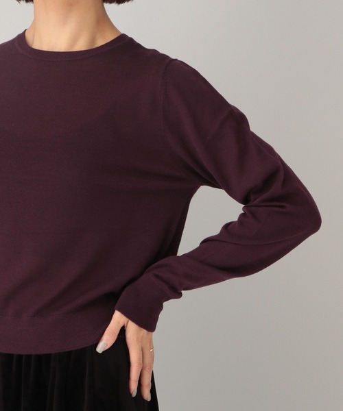 e/rm(イーアールエム)の「【e/rm】MERINO WOOL /プルオーバー(ニット/セーター・レディース・ブラウン/ライトベージュ・FREE)」の17枚目の写真