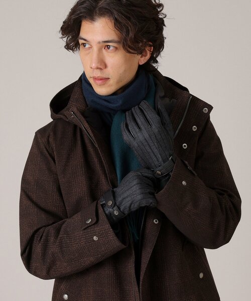 【最高デザイン/入手困難】アンダーカバー　裾タチキリ　チェックブルゾン　3 セール】【3WAY】ジャカード グレンチェック ダウンライナー ブルゾン