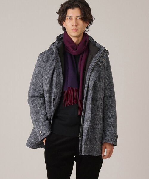 25ss美品【Curensology】グレンカラミチェックジャケット Curensology(カレンソロジー)/グレンチェックカラミジャケット