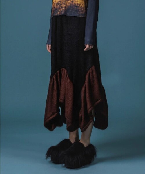 NON TOKYO(ノントーキョー)の「【NON TOKYO/ノントーキョー】FUR SLIP ON/ファースリッポン/サボ(スリッポン・レディース・ブラック/グリーン/ミント・S/M)」の7枚目の写真