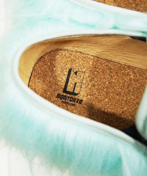 NON TOKYO(ノントーキョー)の「【NON TOKYO/ノントーキョー】FUR SLIP ON/ファースリッポン/サボ(スリッポン・レディース・ブラック/グリーン/ミント・S/M)」の16枚目の写真