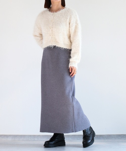 cepo（セポ）の「ニットナロースカート（スカート・レディース・ブラック/ロイヤルブルー/チャコール・M）」の21枚目の写真