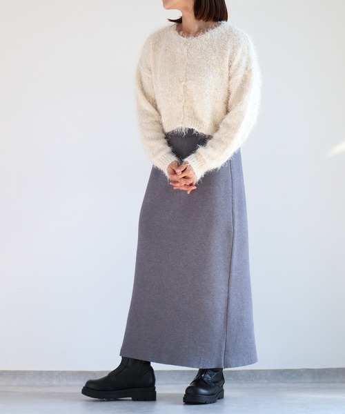 cepo（セポ）の「ニットナロースカート（スカート・レディース・ブラック/ロイヤルブルー/チャコール・M）」の18枚目の写真