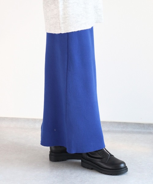 cepo（セポ）の「ニットナロースカート（スカート・レディース・ブラック/ロイヤルブルー/チャコール・M）」の15枚目の写真