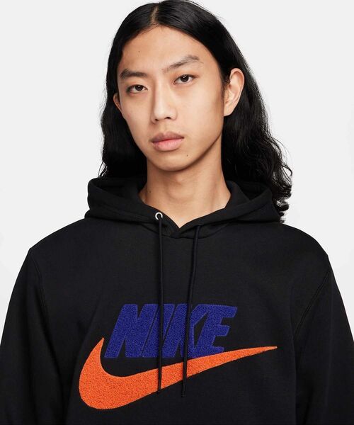 NIKE（ナイキ）の「《セットアップ対応商品》ナイキ クラブ フリース メンズ プルオーバー パーカー / Nike Club Fleece Men's Pullover Hoodie FN3105-010 Black（パーカー・メンズ・ブラック・L/2XL/XL/S/M）」の3枚目の写真