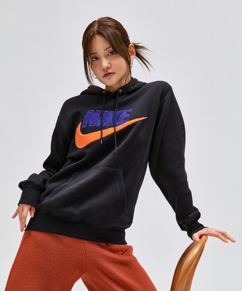 00s NIKE ナイキストアスタッフウェア　非売品 古着 00s NIKE センター スウォッシュ ロゴ 刺しゅう スウェット