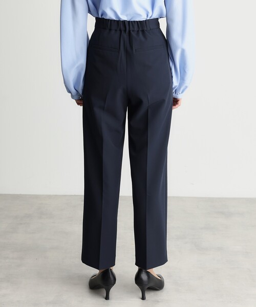 THE SHOP TK （ザ ショップ ティーケー ）の「【汚れ防止/シワになりにくい/セレモニー/通勤】ダブルクロスワイドパンツ/洗える/サスティナブル（その他パンツ・レディース・ベージュ/ネイビー/ブラック・11/12/13/14）」の22枚目の写真