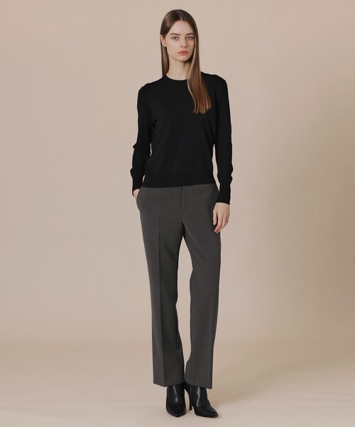 MACKINTOSH LONDON（マッキントッシュ ロンドン）の「ストレッチダブルクロスパンツ（その他パンツ・レディース・グレー系その他2/ブラック・36/38/40）」の3枚目の写真