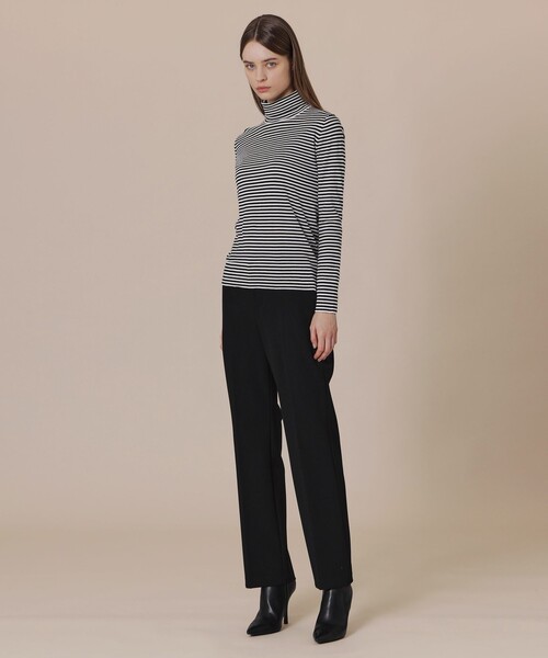 MACKINTOSH LONDON（マッキントッシュ ロンドン）の「ストレッチダブルクロスパンツ（その他パンツ・レディース・グレー系その他2/ブラック・36/38/40）」の4枚目の写真