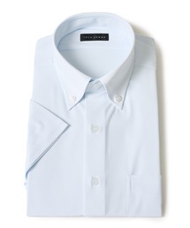 ドライノンアイロンボタンダウンドレスシャツ / 半袖ビジネスシャツ