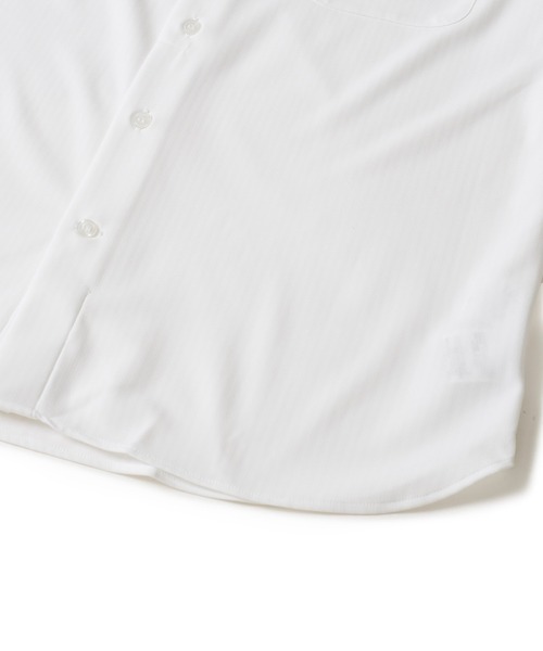TETE HOMME(テットオム)の「ドライノンアイロンボタンダウンドレスシャツ / 半袖ビジネスシャツ(ビジネスシャツ・メンズ・ブルー/グレー/ホワイト系2/ホワイト系1・X-LARGE/LARGE/MEDIUM/SMALL)」の14枚目の写真