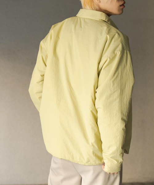 SENSE OF PLACE by URBAN RESEARCH(センスオブプレイスバイアーバンリサーチ)の「パデッドルーズシャツ(シャツ/ブラウス・メンズ・ベージュ/ライトブルー/ブラック/ライトブラウン・MEDIUM/LARGE)」の7枚目の写真