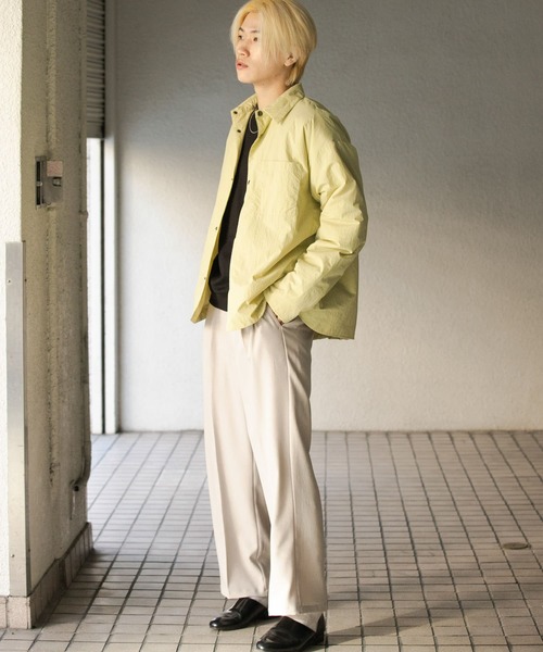 SENSE OF PLACE by URBAN RESEARCH(センスオブプレイスバイアーバンリサーチ)の「パデッドルーズシャツ(シャツ/ブラウス・メンズ・ベージュ/ライトブルー/ブラック/ライトブラウン・MEDIUM/LARGE)」の9枚目の写真