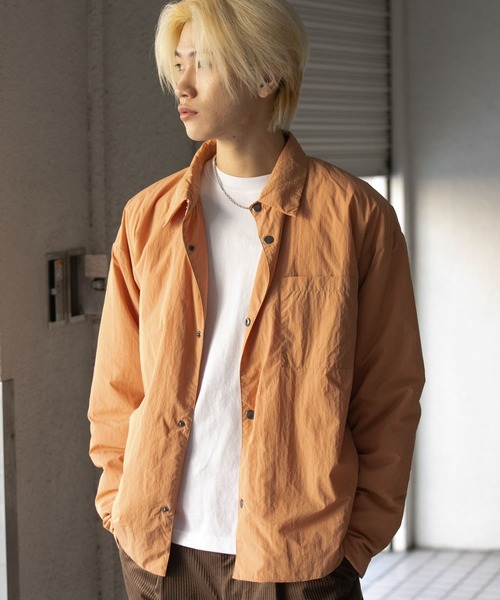 SENSE OF PLACE by URBAN RESEARCH(センスオブプレイスバイアーバンリサーチ)の「パデッドルーズシャツ(シャツ/ブラウス・メンズ・ベージュ/ライトブルー/ブラック/ライトブラウン・MEDIUM/LARGE)」の10枚目の写真