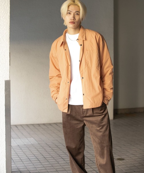 SENSE OF PLACE by URBAN RESEARCH(センスオブプレイスバイアーバンリサーチ)の「パデッドルーズシャツ(シャツ/ブラウス・メンズ・ベージュ/ライトブルー/ブラック/ライトブラウン・MEDIUM/LARGE)」の13枚目の写真