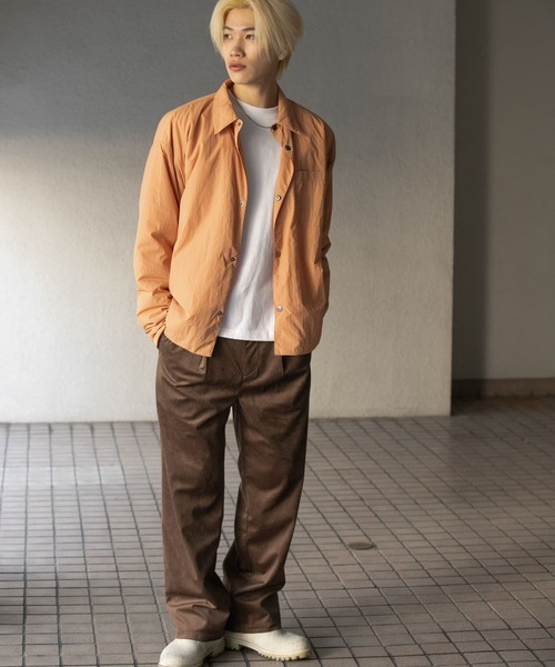 SENSE OF PLACE by URBAN RESEARCH(センスオブプレイスバイアーバンリサーチ)の「パデッドルーズシャツ(シャツ/ブラウス・メンズ・ベージュ/ライトブルー/ブラック/ライトブラウン・MEDIUM/LARGE)」の15枚目の写真