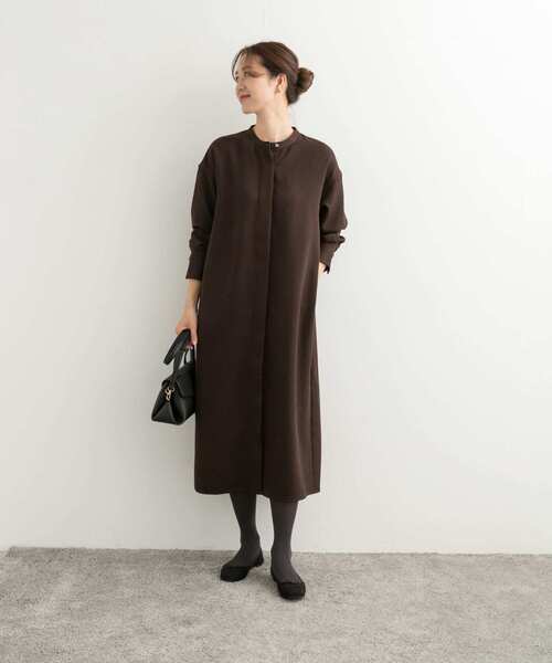 セール】ウールライクツイルシャツワンピース（ワンピース）｜URBAN