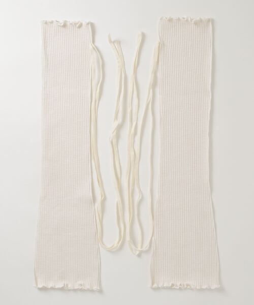 レースアップリブレッグウォーマー（レッグウォーマー）｜leune（ルネ