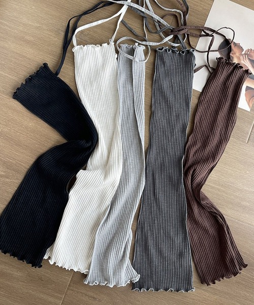 レースアップリブレッグウォーマー（レッグウォーマー）｜leune（ルネ