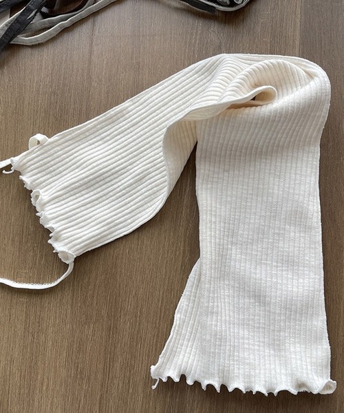 レースアップリブレッグウォーマー（レッグウォーマー）｜leune（ルネ