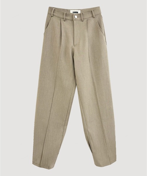 VIAVANDA(ヴィアヴァンダ)の「LOOSE TAPERED SLACKS(スラックス・レディース・ブラック/グレー・SMALL/MEDIUM)」の8枚目の写真