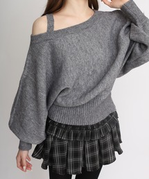 Judin | ワンショルダーニットトップス【JD】(ニット/セーター)