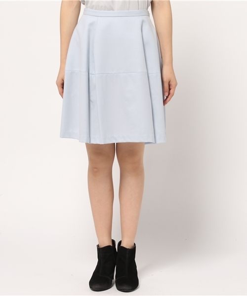 SLOBE IENA(スローブイエナ)の「ハイカウントフラノキリカエスカート◆(スカート・レディース・スカイブルー/キャメル・38/36/40)」の3枚目の写真