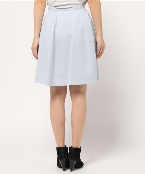 SLOBE IENA(スローブイエナ)の「ハイカウントフラノキリカエスカート◆(スカート・レディース・スカイブルー/キャメル・38/36/40)」の5枚目の写真